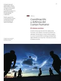 La guía de segundo grado primaria. Coordinacion Y Defensa Del Cuerpo Humano Bloque I Tema I Apoyo Primaria