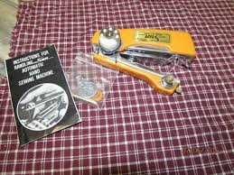 Put your right thumb by the power switch. Vintage Sun Automatic Hand Sewing Machine Kit Instructions Hand Sewing Sewing Sewing Machine