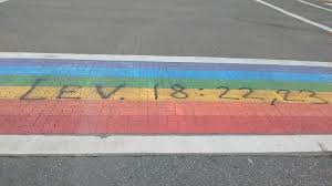 At the end stating briefly that these have helped you, because otherwise your post doesn't comply with the guidelines. Bible Verses Painted Over Nanaimo S Rainbow Crosswalks Nanaimonewsnow Nanaimo News Sports Weather Real Estate Classifieds And More