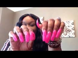 Maybe you would like to learn more about one of these? New Set Of Long Hot Pink Nails Youtube