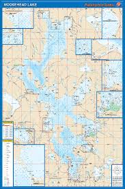 Moosehead lake is a deep, coldwater lake located in northwestern maine. Moosehead Lake Fishing Map Maine