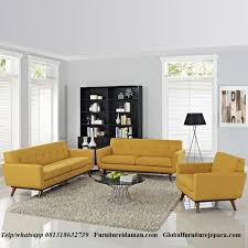 3 dudukan = 175cm x 81cm x 89cm. Sofa Tamu Minimalis Modern Ksi 101 Furniture Idaman