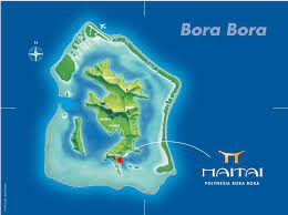 The island is located about 250 kilometers (160 mi) northwest of tahiti and is surrounded by a large lagoon and several motus (islands) which act as a natural barrier. Our Bora Bora French Polynesia Location Maitai Bora Bora French Polynesia Hotel Accommodation