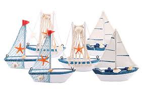 Get user reviews on all home decor products. Dedoot Wooden Miniature Sailing Boat Miniature Mini Sailboat Model Home Decor Set Pack Of 6 Sailboat Decor Sailboat Model Decoration 4 9x 4 3 X 1 2 Inches Buy Online In Cook Islands At Cook Desertcart Com