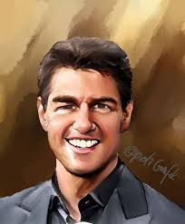 Impossible iii's famous running scene and calculated cruise's speed using his height and passing structures. Painting Actor Of The Day Tom Cruise Steemit