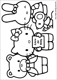 Welcome to the hello kitty: Hello Kitty Coloring Picture