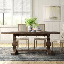 Olson Pine Solid Wood Dining Table Reviews Birch Lane In 2020 Wood Dining Table Dining Table Solid Wood Dining Table