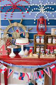 This astonishing lighthouse + nautical themed birthday party was submitted by brenda byers of great stitch. 4th Of July Party Ideas With A Nautical Twist Hostess With The Mostess Nautical Party July Party Nautical Themed Party