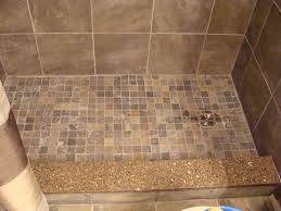 Slate Mosaic Tiles On Shower Floor Quartz Shower Curb Bathtub To Shower Conversion Ceramic Floor Ceramic Floor Tile Shower Floor