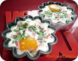 Oeufs Cocotte Aux Epinards Lardons Et Creme Fraiche Ww Propoints Recette Recettes De Cuisine Oeufs Cocotte Recette