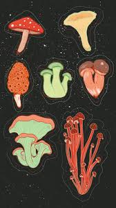 Phone Wall Paper Download Mushroom Forager Etsy Hippie Wallpaper Mushroom Wallpaper Witchy Wallpaper