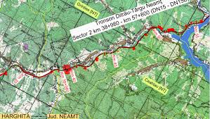 Şoferii pe unde ar putea trece autostrada sudului?!? Harta DetaliatÄ Cu LocalitÄÈile Din JudeÈul NeamÈ Prin Care Va Trece Autostrada A8 Foto