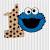 Cookie Monster Birthday Banner
