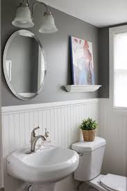 On the other hand, the white bathroom below has such remarkable soft pink beadboard that looks cute and feminine. Give A New Look To Your Small Size Bathroom With Bead Board Bathroom Cool Home Tour Half Bath Wh Beadboard Bathroom Bathrooms Remodel Rustic Master Bathroom