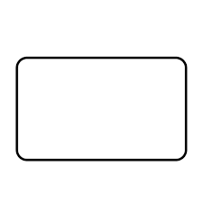 Rounded Rectangle Stroke Vector Frame Svg Shapes Rectangle Shape Logo Shapes