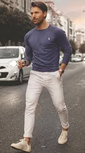 5 Cool Sweater Outfits For Men Mens Fashion Casual Outfits Mens Outfits Mens Summer Outfits