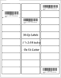 Create and design your own labels with these templates. Amazon Com Labels 30 Per Sheet