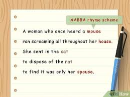 How To Write A Limerick With Sample Limericks Wikihow