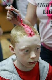 Kids are in the pink at Waltham salon for breast cancer awareness