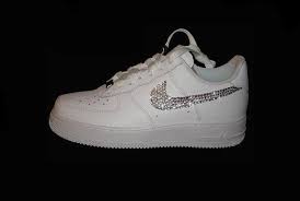 Custom Bling Crystal Nike Air Force One Nike Free Shoes Nike Air Nike Air Force Ones