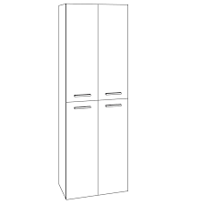 Badmöbel set badezimmer spiegel waschtischunterschrank bad hochschrank sonoma. Marlin Bad 3250 Bad Hochschrank 60 Cm Breit Htt6 Badmobel 1