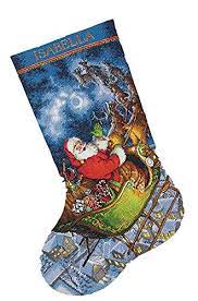 Glissen gloss rainbow blending threads 000 bright white, 407 brass, 901 silver, 903 charcoal and weeks dye works 2198. Christmas Cross Stitch Stocking Patterns Browse Patterns