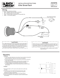 Faria Boat Tach Wiring Catalogue Of Schemas