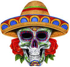 Bone, mexican, dead, holiday, skull, carnival, mexico skull and sombrero design, skull and sombrero vector pattern, skull and sombrero all over print, skull and sombrero illustration. Amazon Com Sugar Skull Sombrero Mexican Decal Sticker Set Of 2 Home Improvement
