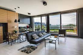 Top quality materials such as stone, porcelain, teak, and marble are common elements of modern design, in addition to small pops of color from art or fresh greenery. Characteristics Of Modern Interior Design Style Cowhide Rug Tips