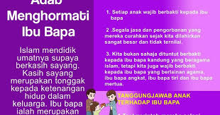 Ibu bapa ialah insan yang sangat penting dalam kehidupan kita. Ahmad Sanusi Husain Com Adab Menghormati Ibu Bapa