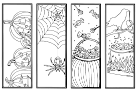 Welcome back the warm weather with these spring coloring sheets. 10 Best Printable Halloween Bookmark Coloring Pages Printablee Com