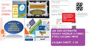 8 Sinif Lgs 2020 Matematik Sinava Hazirlik Calisma Paketi I 6 Farkli Sinava Yonelik Calisma Matematik Etkilesimli Defterler Ilkogretim