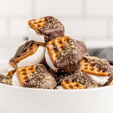 S Mores Pretzel Bites
