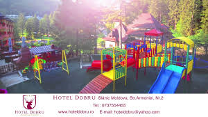 Hotel dobru impresioneaza prin monumentalitatea sa, fiind amplasat pe o stanca abrupta a muntelui, construit in scari avand o conformatie unica. Hotel Dobru Slanic Moldova Youtube