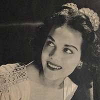 Cindy Garner pin-up from Yank, The Army Weekly, April 1945 (cropped)