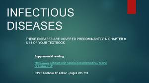 Infectious Diseases These Diseases Are Covered Predominantly In