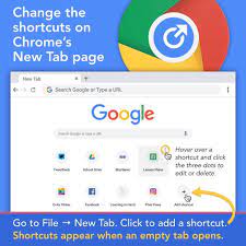Change The Shortcuts On Chrome S New Tab Page Google Search Page Teaching Technology Chrome Web