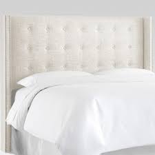 Everything is kept close at hand with integrated storage in the headboard.ample storage space is. Nail Button Tufted Wingback Headboard Queen White Threshold Target