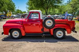 Image result for Medium Red 1955 Truck