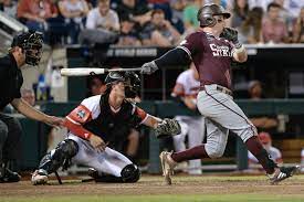 State farm college baseball showdown. Texas Baseball Cws Foe Mississippi State Has Lots Of Cws Experience