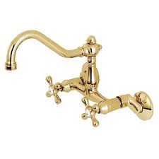 Shop for kitchen faucet wall mount online at target. Kingston Brass Ks3221ax Vintage 6 Inch Adjustable Center Wall Mount Kitchen Faucet Kingston Brass Ks3222ax Vintage