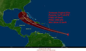 Un aviso de tormenta tropical está en efecto. Aviso De Ciclon Tropical Se Forma La Tormenta Tropical Elsa