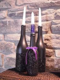 Pin By Sarah Westerfeld On My Pins Halloween Wine Bottles Halloween Candles Holders Scary Halloween Decorations Outdoor Diy