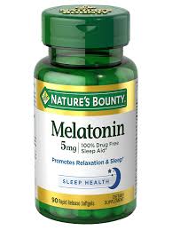 Melatonin 5 Mg 90 Rapid Release Softgels Natures