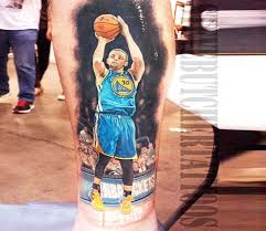 The golden state warriors star summoned bay area tattoo artist nino lapid to his home. Nba Player Tattoo By Steve Butcher Post 12997