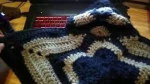 Crochet Dallas Cowboys Star Baby Bunting Baby Blanket Youtube