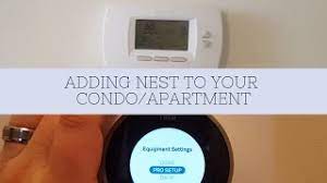 As shown in the diagram, you will need to power up the thermostat and the 24v ac power is connected to the r and c terminals. How To Hook Up Nest Thermostat In Apartment Or Condo With 3 Fan Speeds Coil Type Youtube