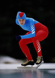 Bonnie Blair Speedskater Poster By Bob Martin