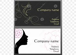 These personalized business cards could be used by a cosmetologist. Beauty Parlour Cosmetologist Business Cards Business Card Design Fashion Designer Png 600x600px Beauty Parlour Advertising Barber