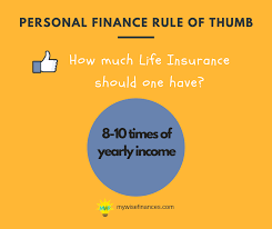 Rule Of Thumb 1 Your Life Insurance Coverage Should Be 8 10 X Of Your Yearly Income If You Are Earning Life Insurance Facts Life Insurance Protection Life